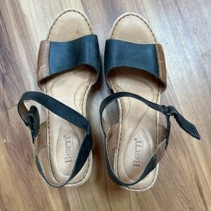 Born Womens Nectar Colorblocking Sandals Size 10/42